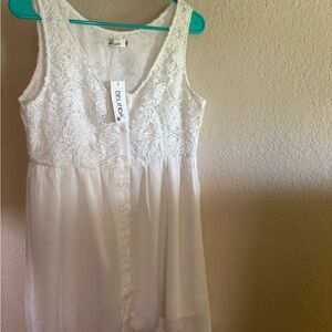 Delirious White Midi Dress